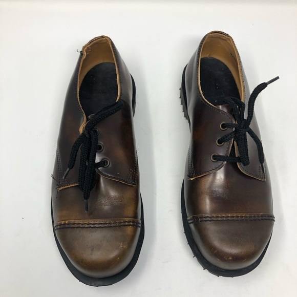 Vintage dr marten 8W 6M Getta grip low boots 6 men’s brown leather main image 6